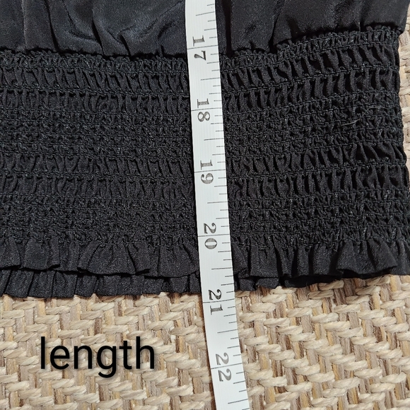 Michael By Michael Kors Black Off-Shoulder Blouse In Black Size Small - Picture 8 of 11